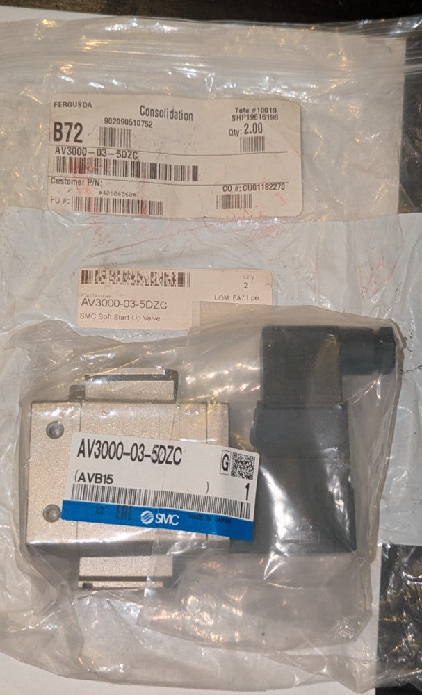 SMC Valve AV3000-03-50ZC New & Sealed
