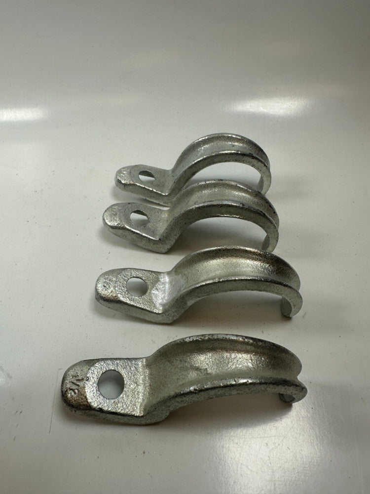 1 1/2" One Hole Rigid Conduit Clamps (Lot of 4) New Fast Ship
