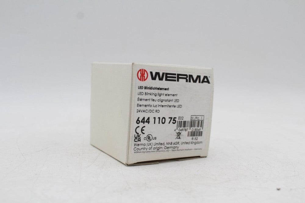 Werma 644 110 75 Red Blinking Light Element