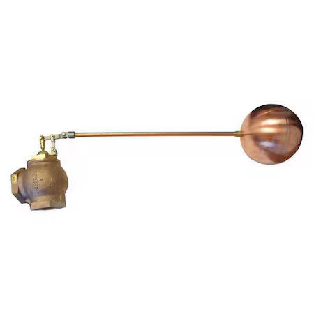 Zoro Select Acf200 Float Valve,2" Size,Fnpt,20" Rod L