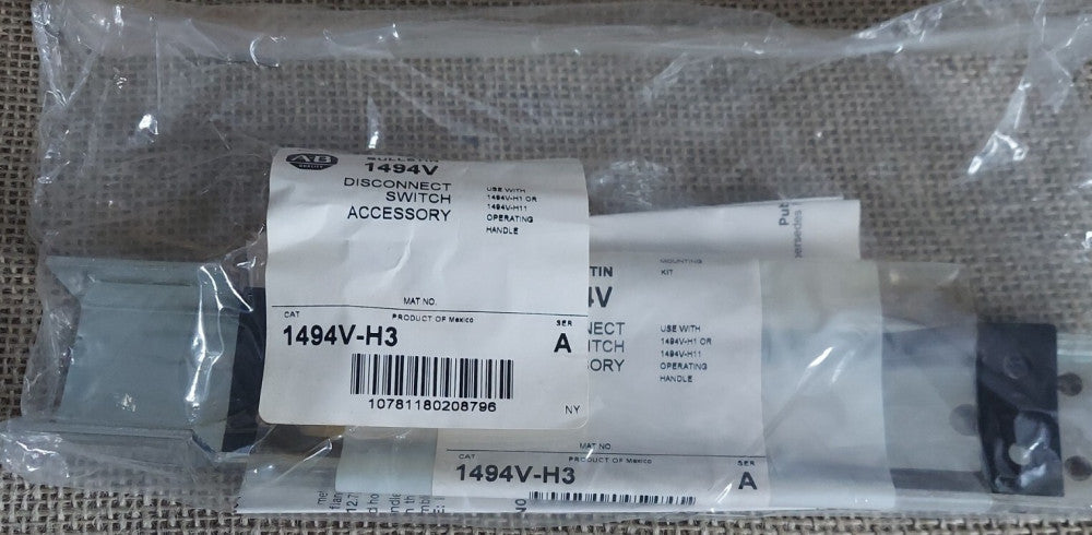ALLEN-BRADLEY DISCONNECT SWITCH MOUNTING KIT 1494V-H3 / 1494VH3