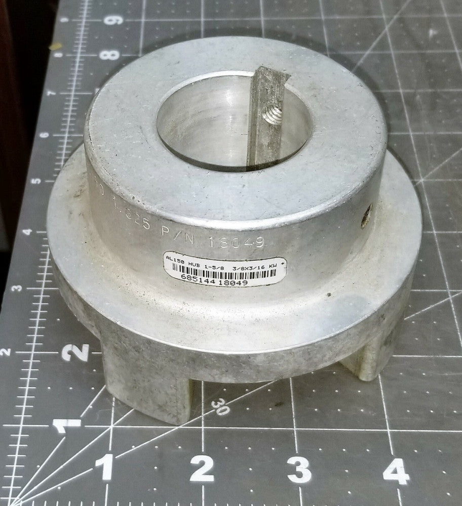 1-5/8" Aluminum Jaw Coupling Hub AL150 Keyway 3/8" x 3/16" Lovejoy [A9B3]