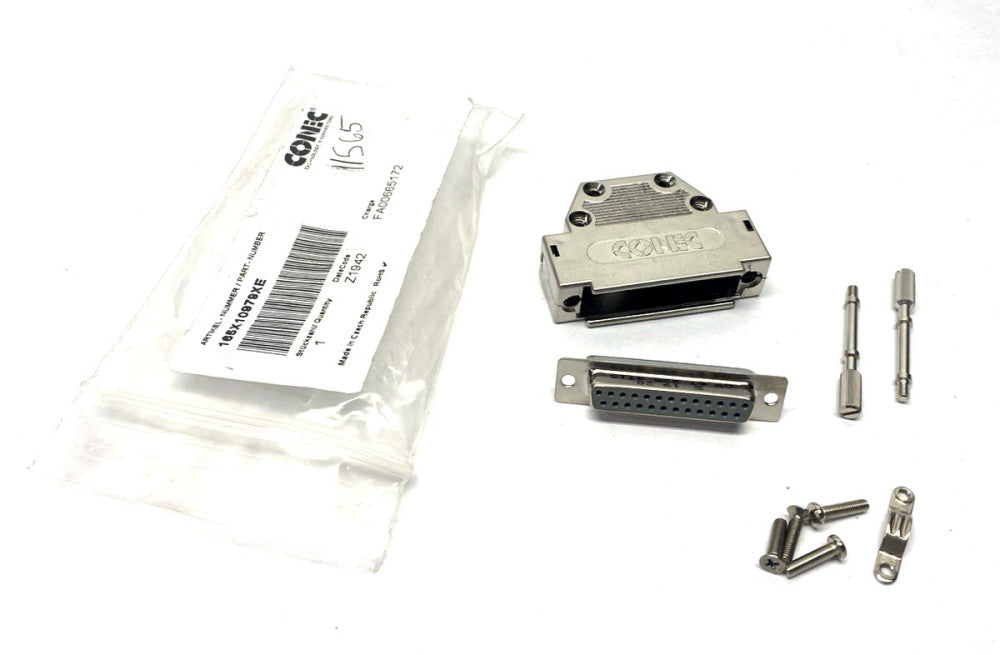 Conec 165X10979XE D-SUB Connector & Backshell Kit, 25 Position