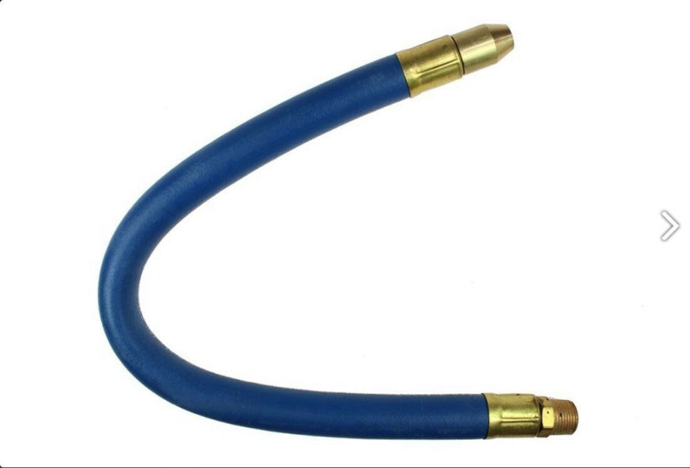 Coilhose Pneumatics 91224 Fluid Flexflow Neoprene Hose - 3/4" MPT x 24" 