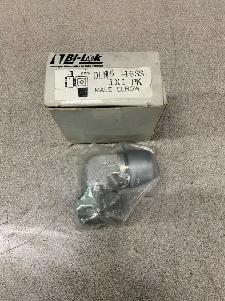 NEW IN BOX BI-LOK STAINLESS STEEL MALE ELBOW DLN16-16SS