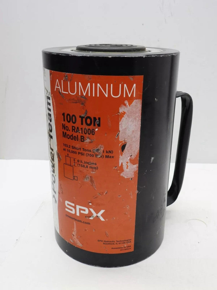 SPX Power Team 100 Ton RA1006 SINGLE ACTING CYLINDER Model B (6 1/4") - NOB NEW!