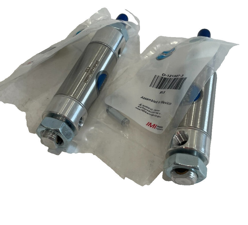 NEW LOT OF 2 BIMBA SR-091-DPY-00MC CYLINDER W/ PIVOT PIN KIT D-121307-3