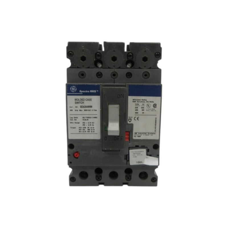 GENERAL ELECTRIC SEDA36AN0100 600VAC 100A NSNP