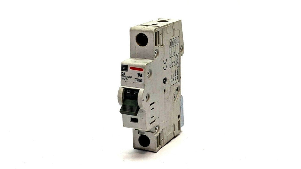 Cutler Hammer WMS1D03 Circuit Breaker 1P 3A 277V