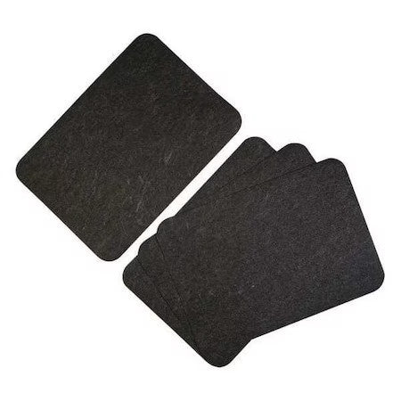 Pig Grp7006-Bk Sink Dryer Mat,Black,Thickness 1/8", Pk4