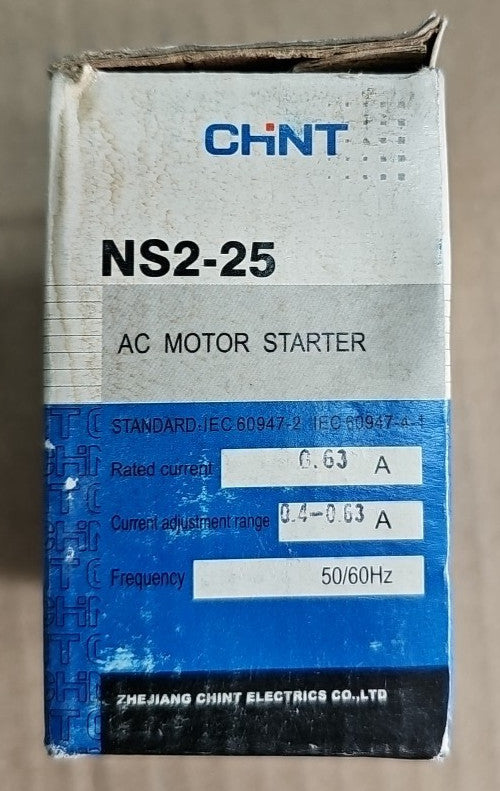 CHINT NS2-25 0.4 - 0.63 AC MOTOR  STARTER
