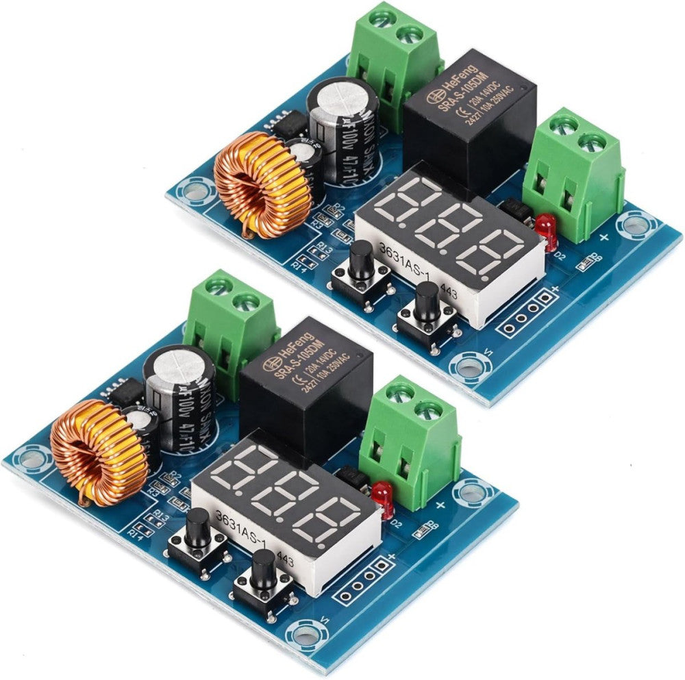 12V-36V DC Voltage Protection Module Digital Low Protector black 