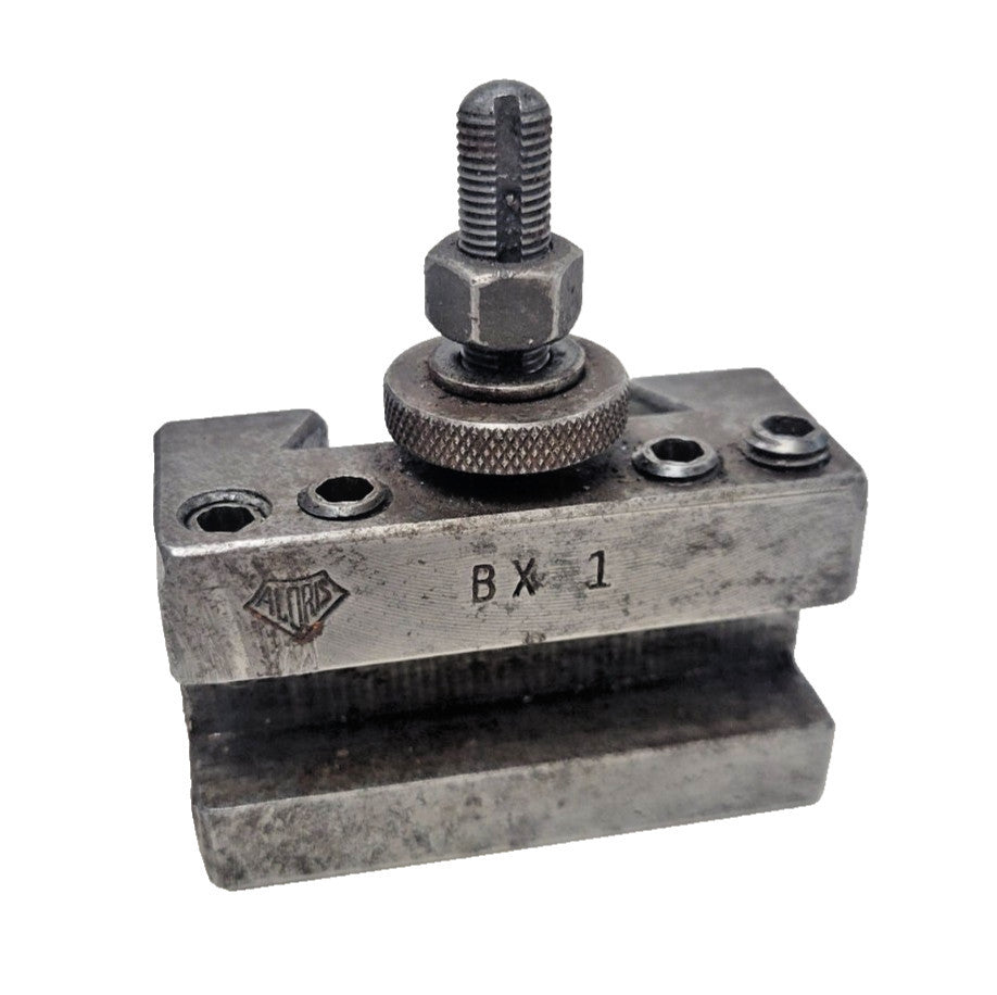 ALORIS LATHE TOOL POST HOLDER BX-1, TURNING AND FACING, 1-4" TO 5/8"