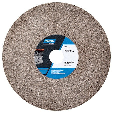 Norton Abrasives 07660788277 Grinding Wheel,8 In. Dia,Ao,60/80G,Brown