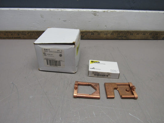 1-BOX = CASE OF 10QTY COOPER BUSSMANN CLASS-R FUSE REDUCER 642-R NEW IN BOX!!M/O