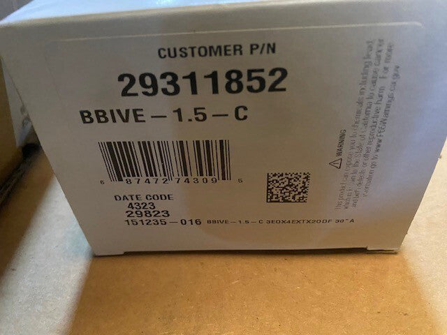 29311852 THERMAL EXPANSION VALVE / BBIVE-1.5-C