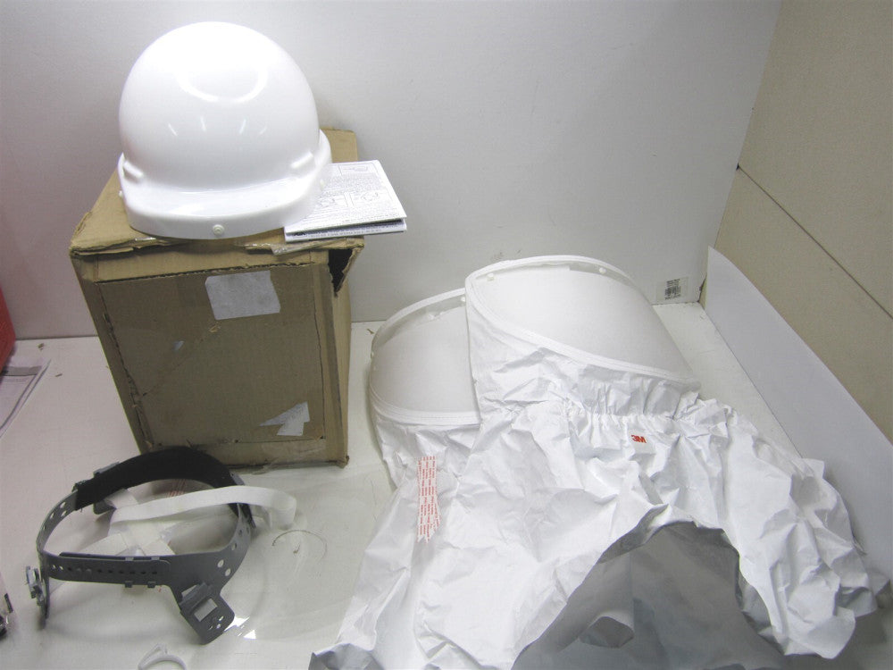 3M W-3258 Hard Hat with W-2878 Suspension Kit - 6 Pieces