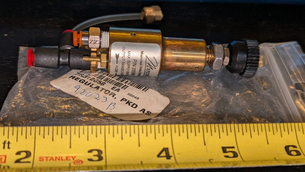 Marconi Videojet Pressure Regulator 205989 NOS