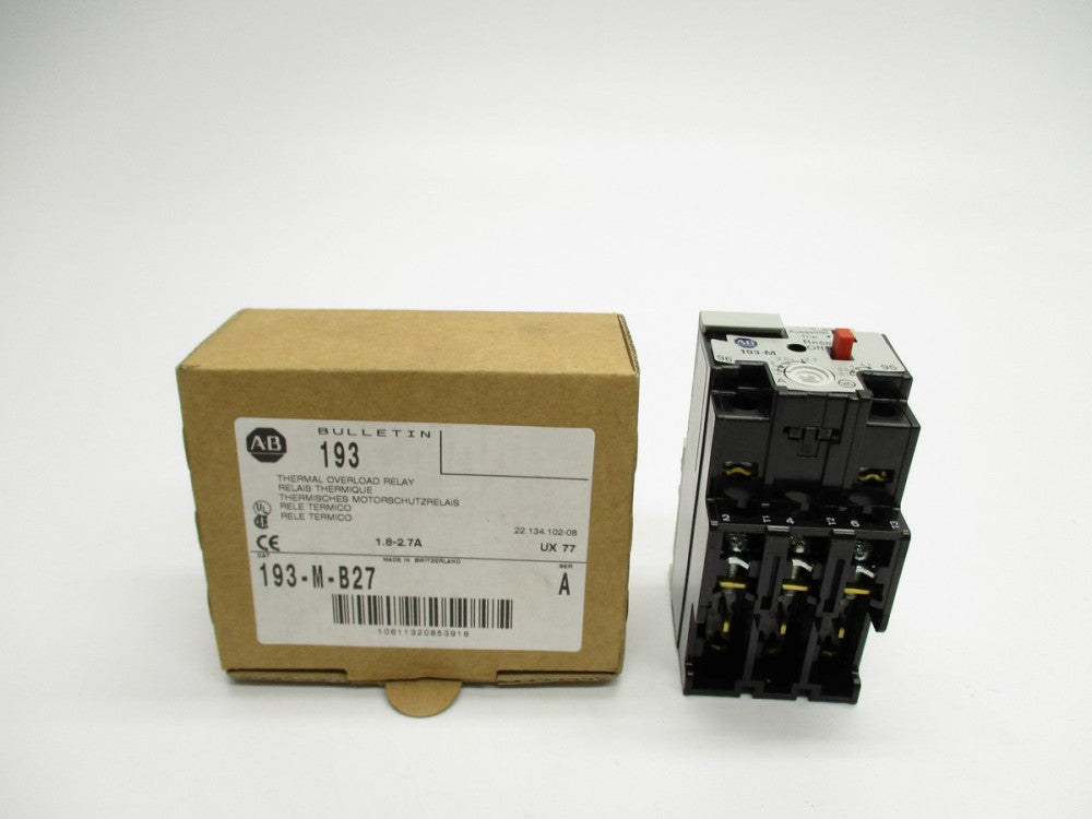 ALLEN BRADLEY 193-M-B27 SER. A (BR/WH) NSMP