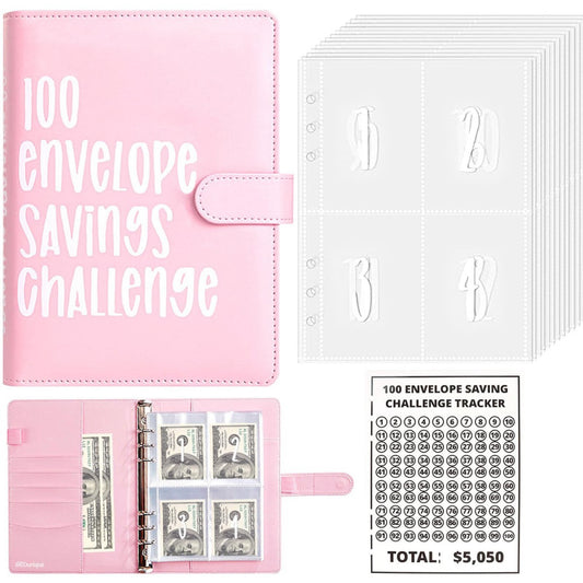 100 Envelopes Money Saving Challenge New 100 Envelope Challenge Binder Easy a...