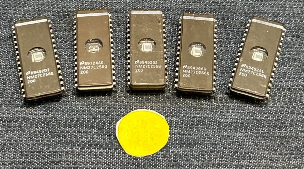 NATIONAL SEMICONDUCTOR NM27C256Q 200  LOT OF 5