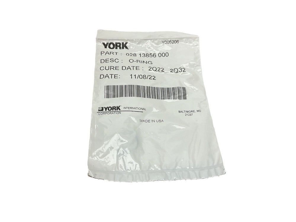 York Johnson Controls 028-13856-000 O-Ring, 02813856000