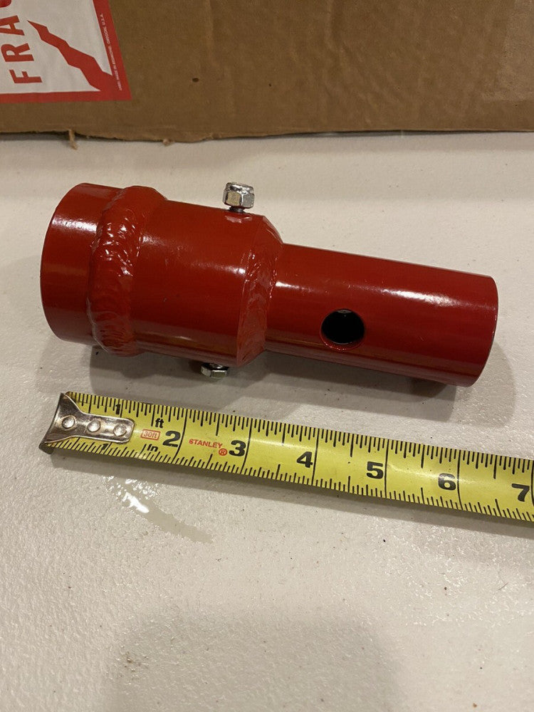 Earth Drill Auger Anchor Adapter 1-1/8 Hex To 1-1/4 Keyway Round
