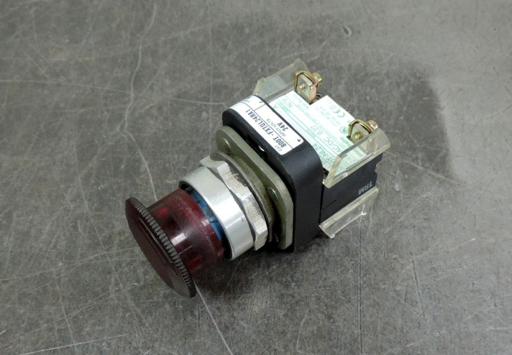 Allen Bradley Red Push Pull Button  800T-FXTQL24RA1  Series T   Type 4,,13