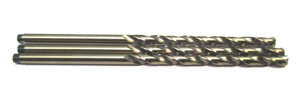 PTD (18337) #37 7/64 x 1-7/16 x 2-1/2 RH Cobalt Spiral Point Jobber Drill - 3 PC