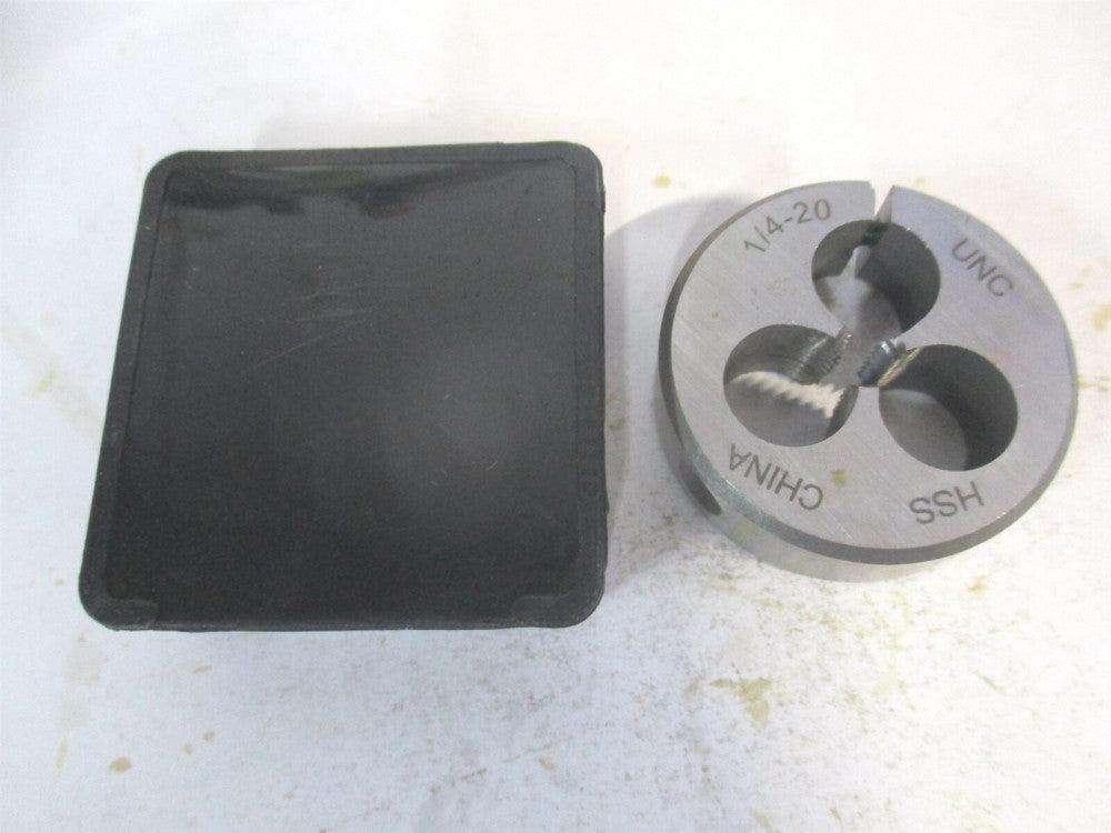 (314-1240) 1/4-20 UNC 1-1/2" High Speed Steel RH Round Adjustable Die 