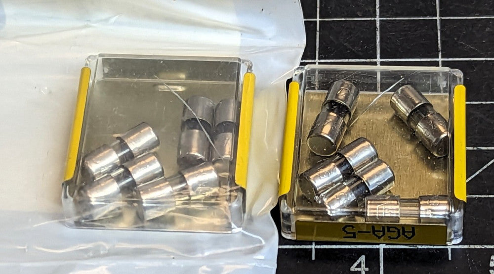 LOT OF (10) AGA-5 BUSS (2 Packs Of 5) BUSSMANN Fuses [C3BY] #4
