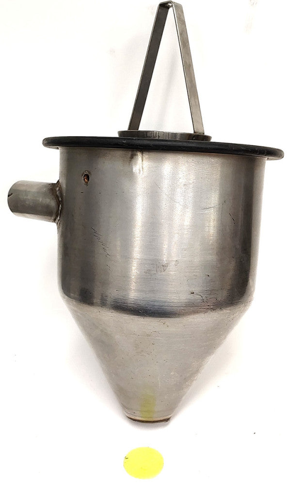 UNBRANDED VACUUM RECIEVER SUCTION FUNNEL STAINLESS STEEL 13" OAL