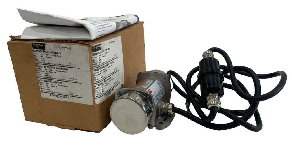 NEW DAYTON 1DYN6A ELECTRIC MOTOR VIBRATOR 115V 60HZ 0.8AMP