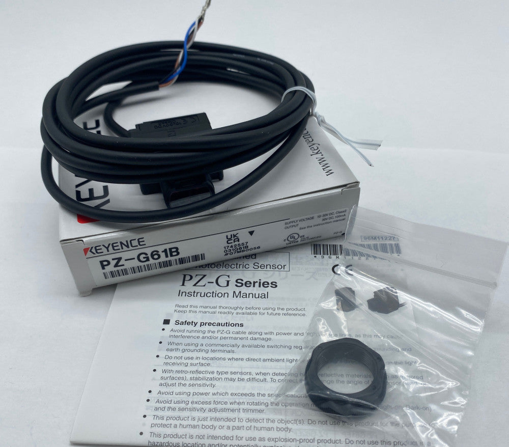 Keyence PZ-G61B Retro-Reflective Photoelectric Sensor 