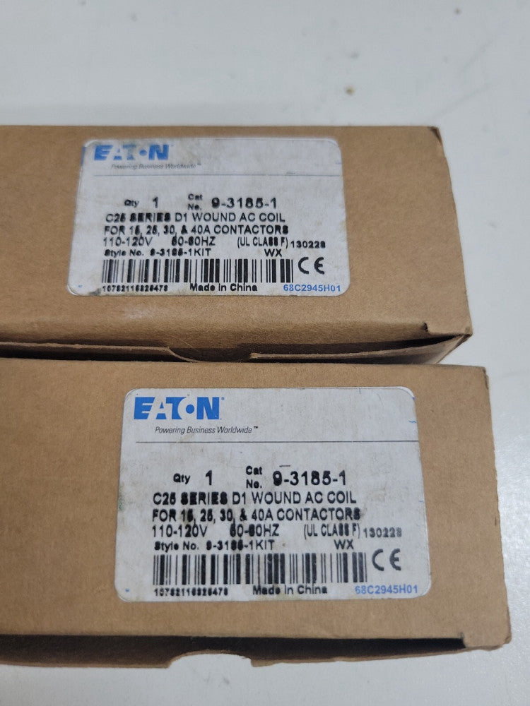 1- NEW  9-3185-1 Coil Eaton C25 Cutler Hammer Westinghouse 110-120V 15 25 30 40A