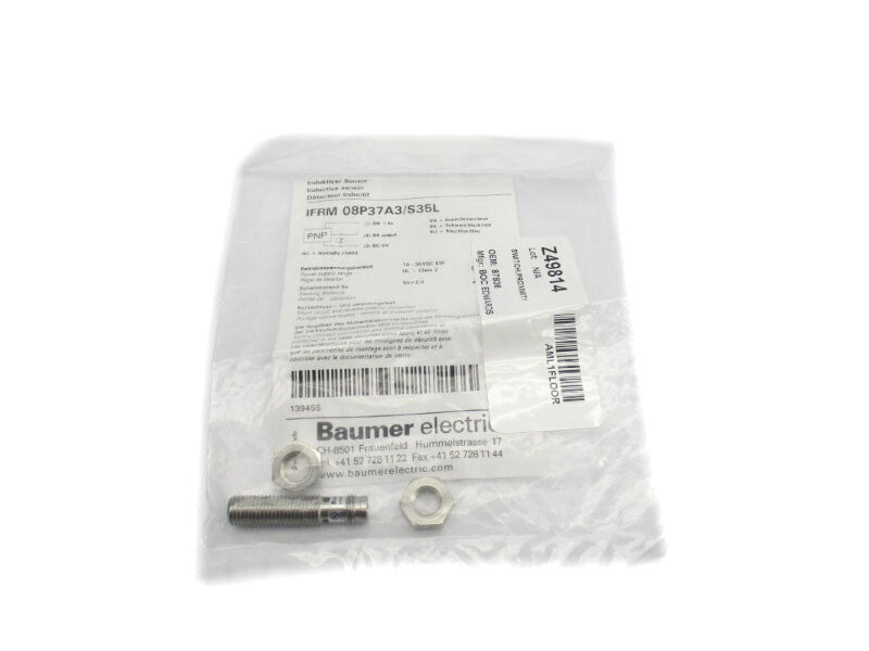 BAUMER ELECTRIC IFRM08P37A3/S35L 10-30VDC NSMP