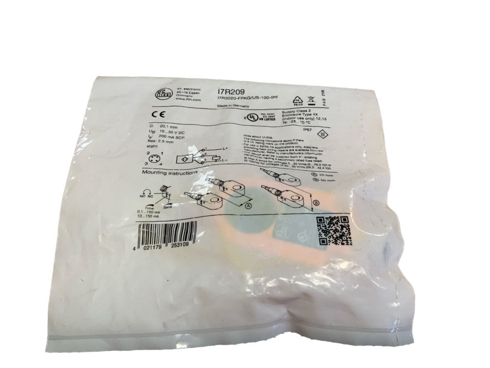 IFM EFECTOR I7R3020-FPKG/US-100-IPF