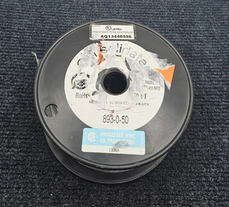 Consolidated Wire 893 UL1015 Hook-Up Wire 50 ft 893-0-50