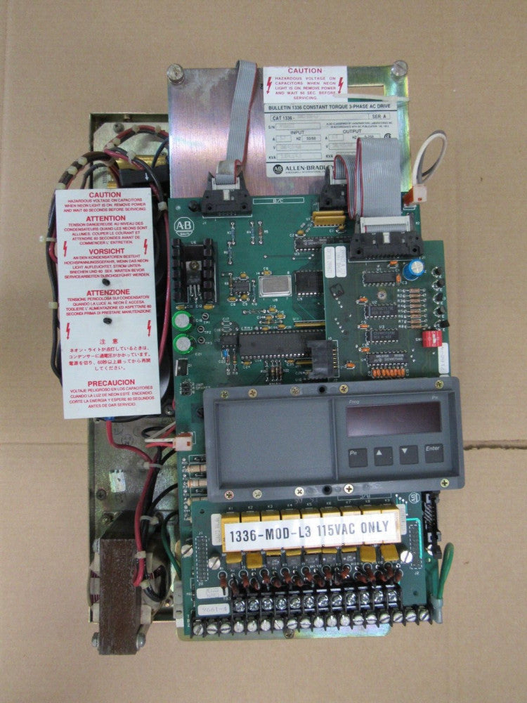 ALLEN BRADLEY 1336 B003-EOD-L3 SER-A AC DRIVE 380/415/460V 6.0A NICE USED M/O !!