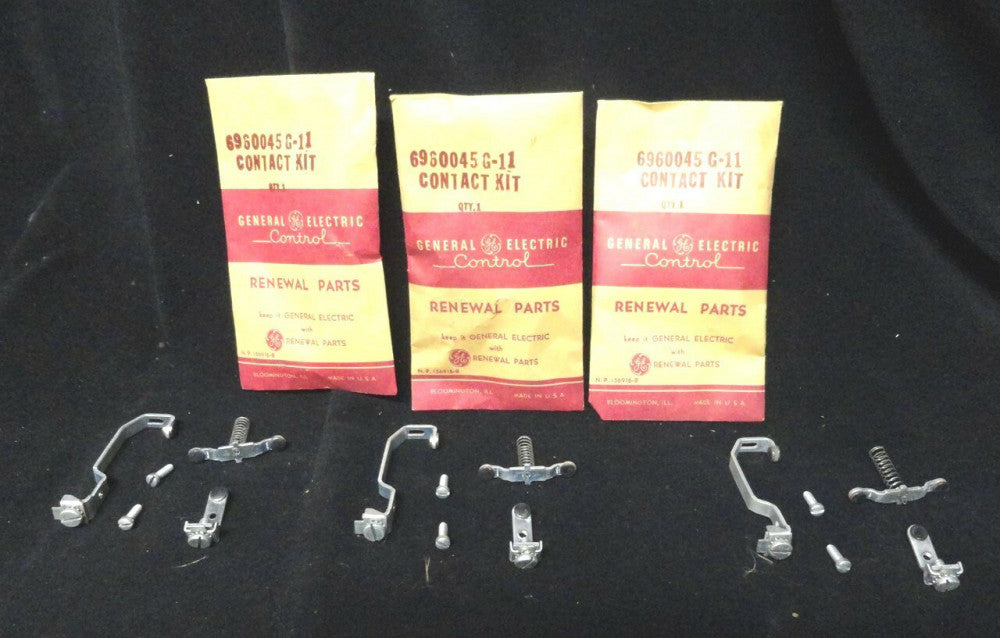(Lot of 3) New - GENERAL ELECTRIC CONTACT KIT 6960045G11 - NOS - Contact Kit