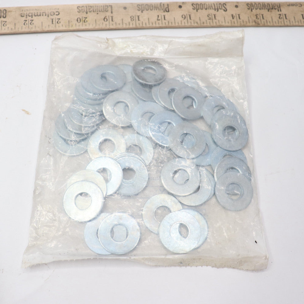 (50-Pk) Kimball Midwest Flat Washer Zinc Plated Grade 5 7/16" 373507
