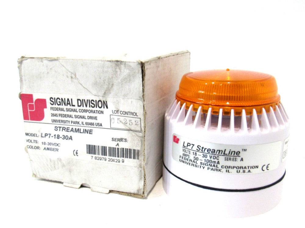 NEW FEDERAL SIGNAL LP7-18-30A STREAMLINE SOUNDER STROBE LP71830A