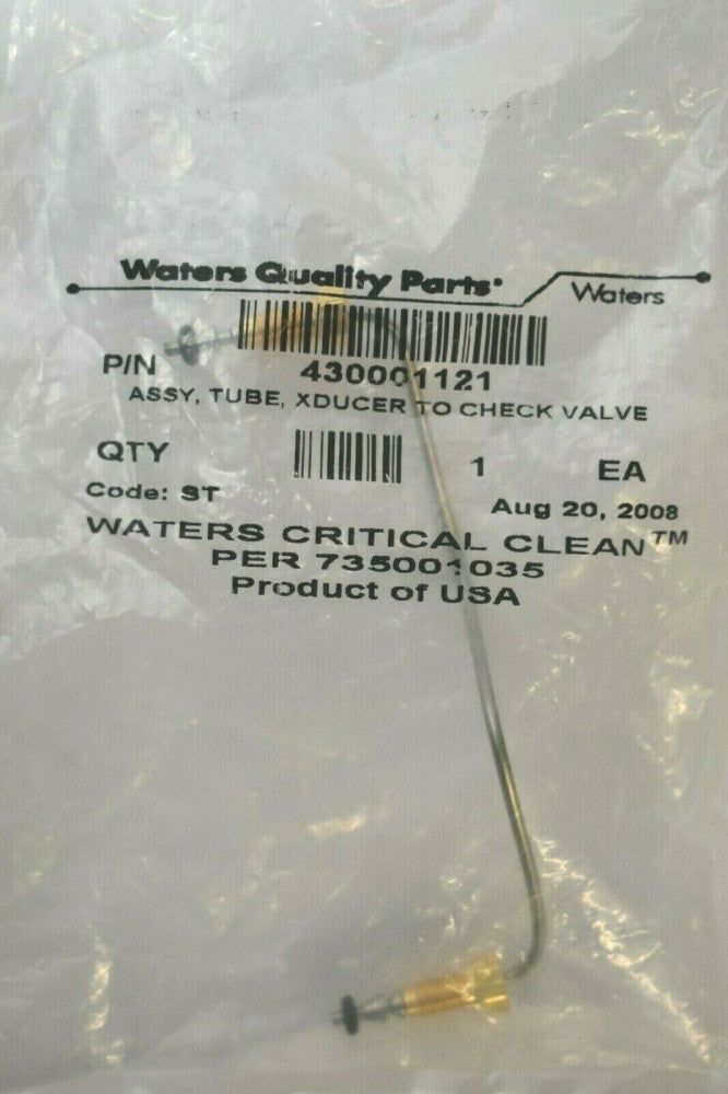 Waters 430001121 Tubing Assembly, Transducer to Check Valve 