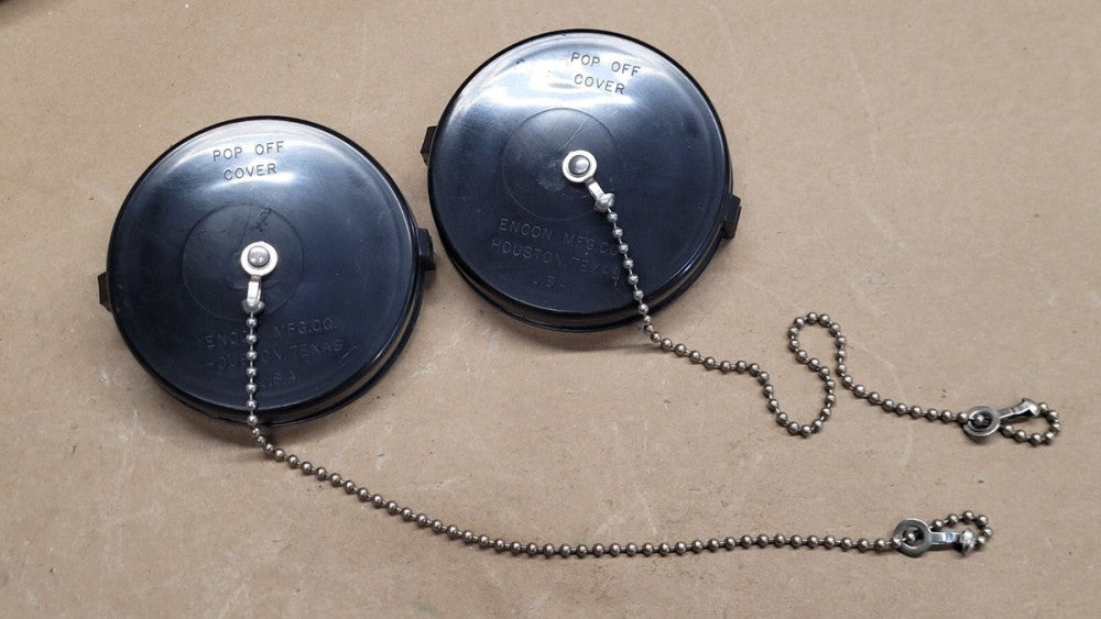 Lot of 2 Encon Pop Off Covers with Chain
