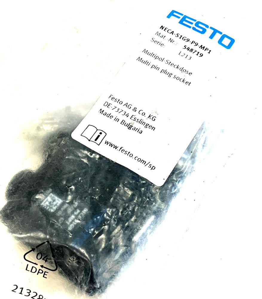 NEW FESTO NECA-S1G9-P9-MP1 MULTI PIN PLUG SOCKET NECAS1G9P9MP1 548719