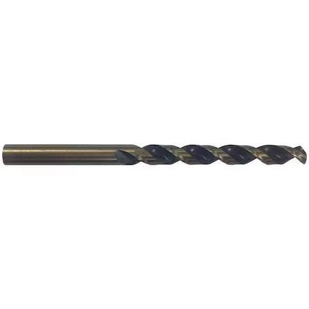 Westward 5Udd9 1/4" Hss Black/Gold 135 Deg. Jobber Length Drill Bit