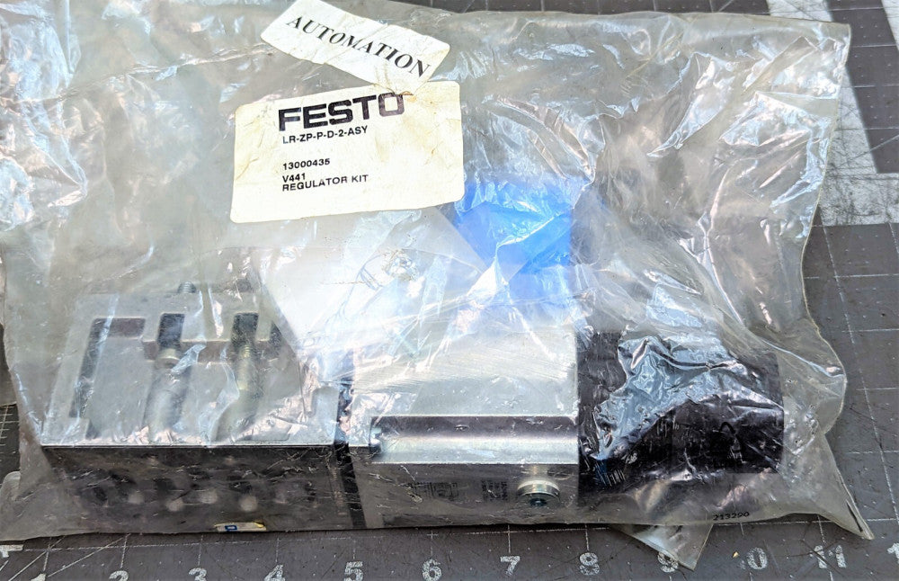 FESTO LR-ZP-P-D-2 35967 INTERMEDIATE PRESSURE REGULATOR PLATE NEW [A3B1]