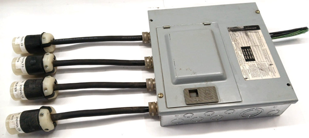 GENERAL ELECTRIC LOAD CENTER TLM612SCUD MOD 1 6CIRC 125 AMP MNLUG INDOOR SURFACE