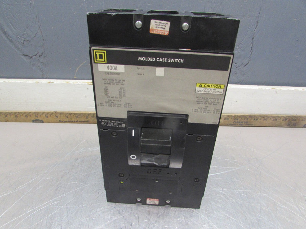 SQUARE D LHL26000M , MOLDED CASE SWITCH , 2P /400A/600V , UNUSED! MAKE OFFER!