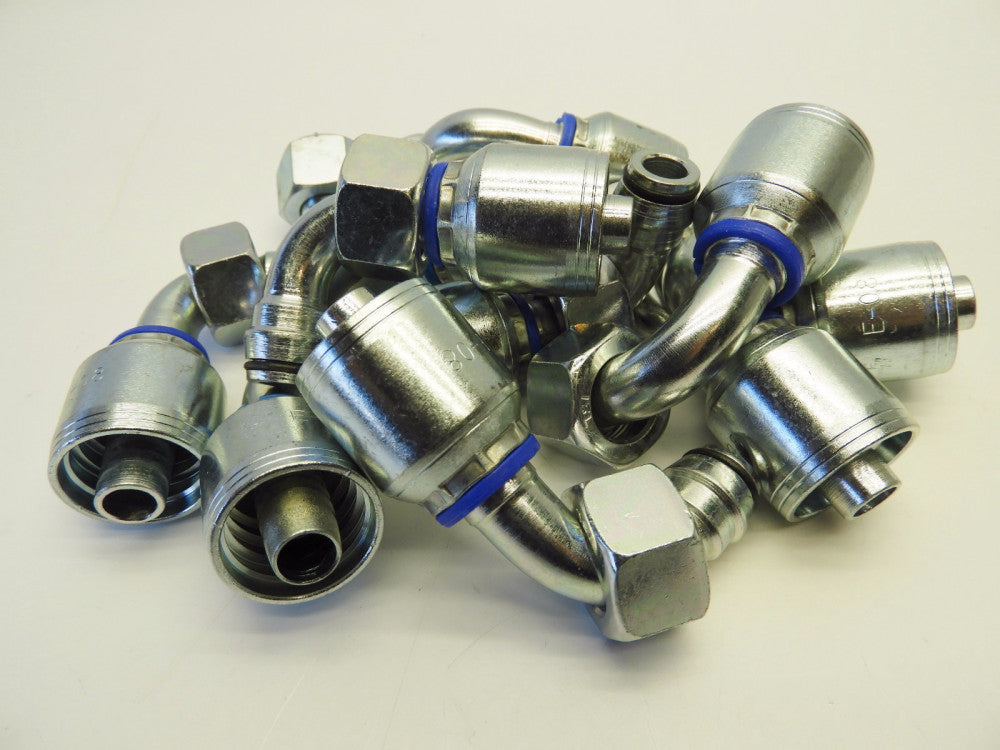 (Lot of 10) FX E-08 HYDRAULIC Fitting 90 Degree